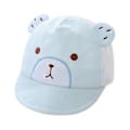 Miniatyrbild 1 av 5: Andningsbara Baby Baseballkepsar Sommar Mesh Ankunge Tunga Hatt Trendig Söt Björn Solhatt Vindtät för Pojkar Flickor Unisex Blå Blue