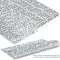Miniatyrbillede 2 af 5: 1 stk. Hvid-Sølv 9,4 x 7,9 Tommer Bling Krystal Rhinestone Sticker