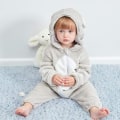 Pikkukuva 2 / 4: (A) Sopii 80 cm:n pituisille unisex-talvihaalareille vauvoille 3-36 kuukautta