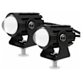 Miniatyrbilde 1 av 5: 2 stk. To-fargede Små Pistol Bil Motorsykkel LED Projektor Frontlys L