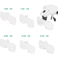 Pikkukuva 2 / 4: Suurennuslasit 2 LED-valolla - 5 irrotettavaa linssiä (1.0X - 3.