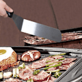Miniatyrbild 3 av 5: Grillspatel i rostfritt stål, stekpizzasked, teppanyakisked