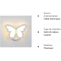 Miniatyrbillede 4 af 4: Væglampe Sommerfugleform Væglampe Sommerfuglelampe Led Lys
