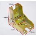 Miniatyrbilde 2 av 5: Folding Table Legs, Extended Table Bed Legs with Lock Buckle, Ho