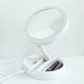 Miniatyrbillede 3 af 3: Belyst Makeup Spejl, 1X10X Dobbeltsidet Forstørrelsesspejl, Vani