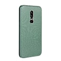 Miniatyrbild 3 av 4: För OnePlus 6 Kolfiber Läderfodral