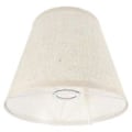 Miniatyrbild 4 av 4: Linneskärm Trumlampskärm Sovrumslampskärm Skydd för Bordslampa Sänglampa