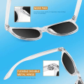 Pikkukuva 4 / 4: Valkoinen - Polarisoivat aurinkolasit miehille ja naisille Classic Sunglasse
