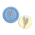 Miniatyrbild 4 av 5: 10 st Blad Sigillvax Stämpel Växtserie Vax Sigill Stämpel Mässingshuvud Blommor Sigill Stämpel för Scrapbooking Dekoration zw62