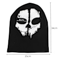 Pikkukuva 2 / 4: Ghost Mask - Balaclava moottoripyöräily Paintball Yksi koko Väri Bla