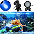 Miniatyrbillede 2 af 5: Akvarium Floodlight med Base IP68 3.5W 12V Spot Lampe Multifarvet