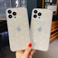 Pikkukuva 5 / 5: Läpinäkyvä laser-salama iPhone 13 -kotelo (ei yhteensopiva iPhone 13 Pron kanssa)