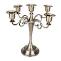Miniatyrbild 5 av 5: Ljusstake för Pillar-ljus, Kandelaber, Ljusstake för 5 Ljus, Zinklegering, 5 Armar, Ljusstake för Bordsdekoration, Evenemang, Middag (brons) bronze