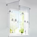 Miniatyrbilde 2 av 5: 1 stk vindusgardin BxH/60x120CM Transparent Polyester Grå Ugle
