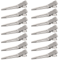 Miniatyrbild 1 av 5: 50-pack 1,75 tum Singel-Tand Curl Metallhårklämmor för Dreadlocks
