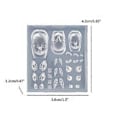 Miniatyrbild 3 av 5: Elf Öra Nagel Skulpteringsformar Elf Docka DIY Stämplingsschabloner DIY Manikyr Tillbehör DIY Nagelkonstverktyg för Nagelkonst 1