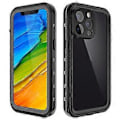 Pikkukuva 1 / 5: Iskunkestävä vedenpitävä PC + TPU -kotelo iPhone 13 Prolle Black