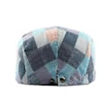 Miniatyrbilde 2 av 5: 1 stk Britisk rutete beret utendørs fritids Newsboy Cap (Rosa)