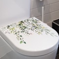 Pikkukuva 1 / 4: Uusi vihreä kasvi WC-seinätarra WC-koriste itseliimautuva