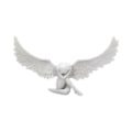 Miniatyrbillede 1 af 5: Engelstatue til harpiks, engelharpiks dekorativt ornament harpiks vind