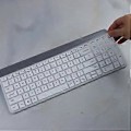 Miniatyrbild 4 av 5: Tangentbordsskydd för K580/K585/K470/MK470 Trådlöst Tangentbord Skydd Skin Tangentbord Tunt Silikon Tangentbordsskydd Transparent Transparent