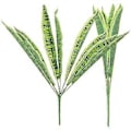 Miniatyrbilde 1 av 2: 2 stk. Kunstig Slangeplante Falsk Sansevieria Kunstige Potteplanter for Innendørs Utendørs