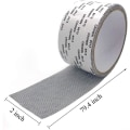 Miniatyrbillede 4 af 5: 2 Pak Vinduesgitter Reparationsgrå Kit Tape, 2x80'' Stærk Klæbemiddel