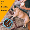 Miniatyrbild 4 av 5: Blå - Skål för långsam utfodring, Vandal Proof Dog Bowl, Interaktiv avgift