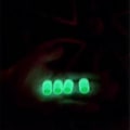 Miniatyrbillede 3 af 5: 4 stk. Lysende Ventilhætter Opgradering Mini-kompakt Dæk Nav Hjul Lys Cykel Dekoration LED