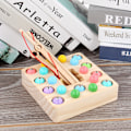 Pikkukuva 2 / 5: Montessori-vauvapelikalut, puiset lelut, magneettiset kalastuspelit c