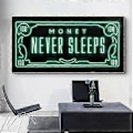 Miniatyrbild 5 av 5: Motiverande Citat Canvas Poster Inspirerande Väggkonst för Hem Sovrum Dekoration Tryck Canvas Målning Dekorationer (40*80cm målningskärna) 40*80cm painting core