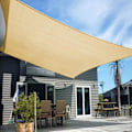 Miniatyrbillede 1 af 5: Rektangulær skygge sejl 2×2m (Beige) Skyggeklud HDPE Åndbar C