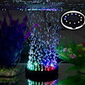 Miniatyrbild 1 av 4: 9 Multicolor LED Akvarium Undervattensbubbla Undervattensljus Natt