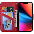Miniatyrbild 4 av 5: JUSCH Fodral Kompatibelt för iPhone 13 Fodral Plånbok Slim Kreditkortshållare Målad Katt Skydd Kickstand Skyddande Hållbart PU Läder Flip Folio Fodral för