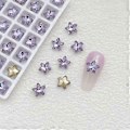 Miniatyrbild 1 av 5: 10 st/Set Hjärta Nagelberlocker för Akrylnaglar Fyrkantiga Nagelstenar Fjärilsformade Nagelstrass Berlocker Nagelkonst Dekoration 11