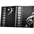 Pikkukuva 5 / 5: (clef) Musiikkikansio Laulukansio Pidike Clef Paperi Säilytys A4 S