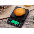 Miniatyrbillede 2 af 5: 5000g / 0,1g Rustfrit Stål Digital Lcd Køkken Smykker Elektronisk Vægtrød