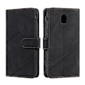 Pikkukuva 2 / 5: Skin Feel -nahkakotelo Samsung Galaxy J5 2017 -puhelimelle Black