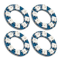 Miniatyrbillede 4 af 5: 4 stk. LED Ring Lampe Board RGB Fuld Farve 8 stk. LED WS2812 5050 Chip til Dekoration