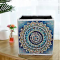 Miniatyrbilde 3 av 5: 5D DIY diamantmaleri Oppbevaringsboks Reisekrystallbeholder Etui Organiserere Diamantbroderi Håndverk Julebryllupsfest Bursdagsgaver(H) H