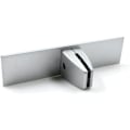 Miniatyrbild 5 av 5: Justerbara glasklämmor i aluminiumlegering, plexiglasbordsklämma, skiljeväggsfäste, skärmdelare, klämma för 4-20 mm sekretessvägg, kontor, labb, 2 st, silver