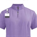 Pikkukuva 5 / 5: Pesuasetti pehmeällä yläosalla ja joggers-housuilla lemmikkieläinten trimmaajille, kauneushoitoloille, kylpylöille, kosmetologeille (vaaleanvioletti M) Light Purple M