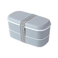 Miniatyrbilde 2 av 5: Matboks Sushi Beholder Multifunksjonelt Barneservise for Grå(Grå) Gray
