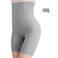 Miniatyrbillede 2 af 5: Højtaljede Body Shaper Boyshorts Taljeslankende og Rygudglattende Shapewear til Kvinder (Grå 4XL) Gray 4XL