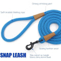 Miniatyrbillede 4 af 5: Hunde Snore Slip Lead og Snap Hook Snore Flettet Reb Holdbar Kæledyr