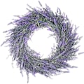 Miniatyrbillede 1 af 5: 18\" Kunstig Lavendelkrans Falsk Lavendel Blomsterkrans til