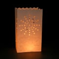 Miniatyrbillede 1 af 5: Le soleil 20 stk. Hvide stearinlyspose Flammehæmmende lanterner Lig