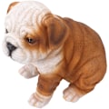 Miniatyrbillede 2 af 5: Engelsk Bulldog Hvalp Statue Realistisk Resin Bulldog Skulptur Til