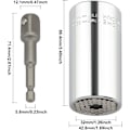 Pikkukuva 3 / 5: 11-32mm Monitoiminen Hylsyavain Jatkopalikka-Adapterilla