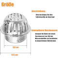 Miniatyrbilde 2 av 5: Løvbeskyttelse for takrenner - Rustfritt stål Løvbeskyttelse for takrenner - 100 mm - Løvbeskyttelse - for å forhindre tilstopping